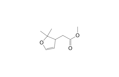 3-Furanacetic acid, 2,3-dihydro-2,2-dimethyl-, methyl ester