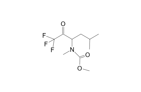 3-(N-Methoxycarbonyl-N-methylamido)-5-methyl-1,1,1-trifluoro-2-hexanone