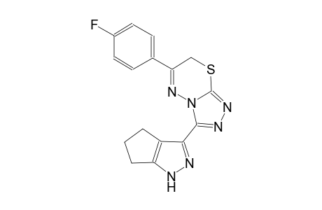 6-(4-fluorophenyl)-3-(1,4,5,6-tetrahydrocyclopenta[c]pyrazol-3-yl)-7H-[1,2,4]triazolo[3,4-b][1,3,4]thiadiazine