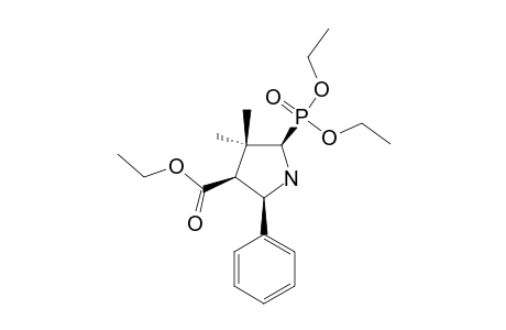 3A,3B-DIMETHYL-CIS,CIS-2-DIETHYLPHOSPHONO-4-CARBETHOXY-5-PHENYL-PYRROLIDINE
