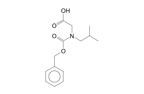 2-[2-methylpropyl(phenylmethoxycarbonyl)amino]acetic acid