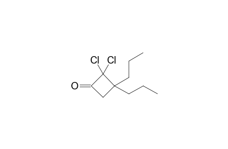 2,2-bis(chloranyl)-3,3-dipropyl-cyclobutan-1-one