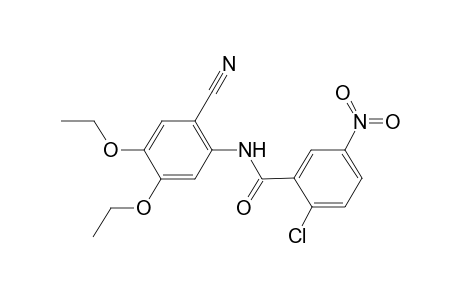 2-Chloro-N-(2-cyano-4,5-diethoxy-phenyl)-5-nitro-benzamide