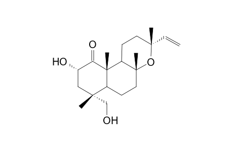 1-Oxo-2.alpha.,18-dihydroxymanoyl oxide