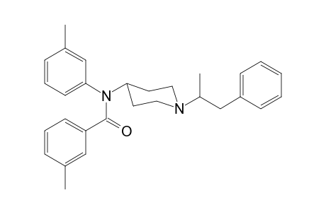 N-3-Methylphenyl-N-[1-(1-phenylpropan-2-yl)piperidin-4-yl]-3-methylbenzamide
