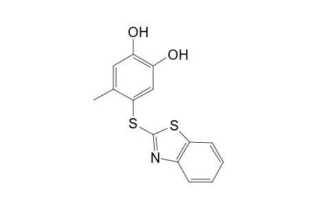 4-(benzo[d]thiazol-2'-ylthio)-5-methylbenzene-1,2-diol
