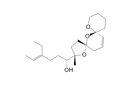 (E)-(2S*,5R*,7S*,1'R*/S*)-2-(4-Ethyl-1-hydroxyhex-4-en-1-yl)-2-methyl-1,6,8-trioxadispiro[4.1.5.3]pentadec-13-ene