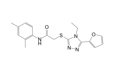 N-(2,4-dimethylphenyl)-2-{[4-ethyl-5-(2-furyl)-4H-1,2,4-triazol-3-yl]sulfanyl}acetamide