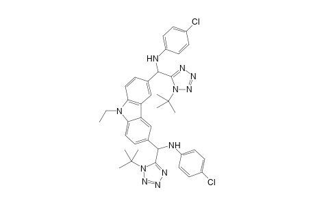 N,N'-((9-ethyl-9H-carbazole-3,6-diyl)bis((1-(tert-butyl)-1H-tetrazol-5-yl)methylene))bis(4-chloroaniline)