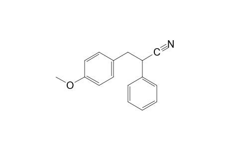 3-(p-methoxyphenyl)-2-phenylpropionitrile
