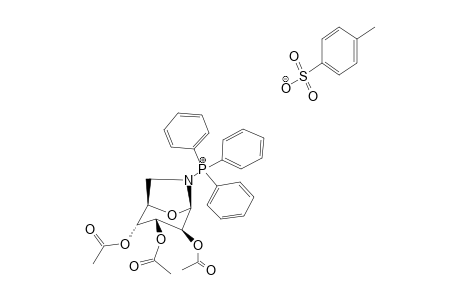 2,3,4-TRI-O-ACETYL-1,6-ANHYDRO-6-DEOXY-6-TRIPHENYLPHOSPHONIOAMINO-BETA-D-MANNOPYRANOSE-P-TOLYLSULFONATE
