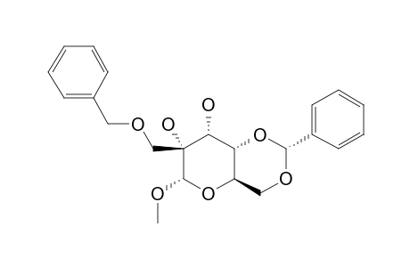 METHYL-4,6-O-BENZYLIDENE-2-C-BENZYLOXYMETHYL-ALPHA,D-ALLOPYRANOSIDE