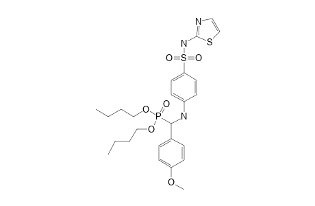 DIBUTYL-(4-METHOXYPHENYL)-[4-(N-THIAZOL-2-YL-SULFAMOYL)-PHENYLAMINO]-METHYL-PHOSPHONATE