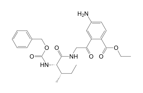 Glycinamide, N-[(phenylmethoxy)carbonyl]-L-isoleucyl-N-[4-(ethoxycarbonyl)phenyl]-