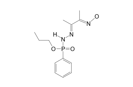 O-PROPYLPHENYL-2-(1-METHYL-2-OXOPROPYLIDENE)-PHOSPHONOHYDRAZIDO-OXIME