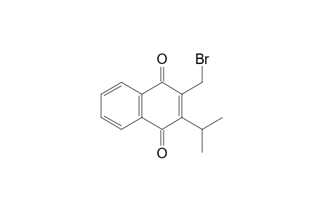 1,4-Naphthalenedione, 2-(bromomethyl)-3-(1-methylethyl)-