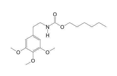 N-(Hexoxycarbonyl)mescaline
