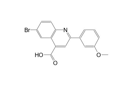 6-bromo-2-(3-methoxyphenyl)-4-quinolinecarboxylic acid