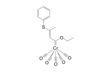 Pentacarbonyl [ (2E)-1-ethoxy-3-(phenylthio)-2-butenylidene ] chromium