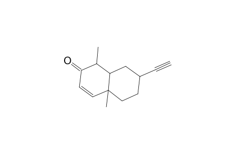 2(1H)-Naphthalenone, 7-ethynyl-4a,5,6,7,8,8a-hexahydro-1,4a-dimethyl-, (1.alpha.,4a.beta.,7.beta.,8a.alpha.)-