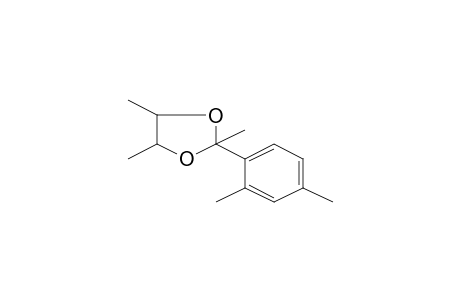 1,3-Dioxolane, 2-(2,4-dimethylphenyl)-2,4,5-trimethyl-, (2.alpha.,4.alpha.,5.beta.)-