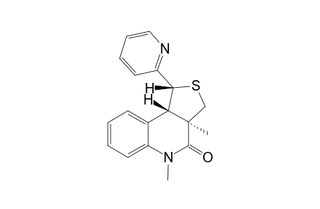 3a,5-Dimethyl-1-(pyridin-2-yl)-1,3,3a,9b-tetrahydrothieno[3,4-c]quinolin-4(5H)-one