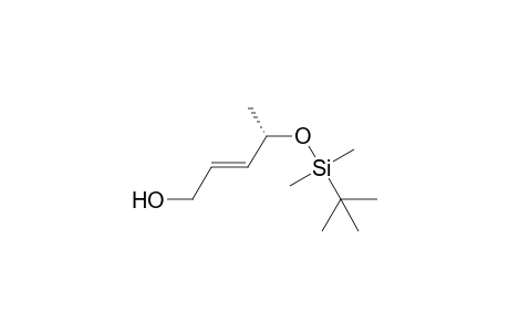 (2E,4S)-4-[(tert-Butyldimethylsilyl)oxy]-2-pentenol