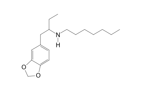 N-Heptyl-1-(3,4-methylenedioxyphenyl)butan-2-amine