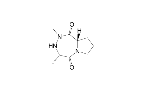 (4S,9aS)-2,4-dimethyl-3,4,7,8,9,9a-hexahydropyrrolo[2,1-d][1,2,5]triazepine-1,5-dione