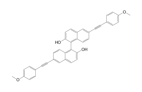 (R)-6,6'-Bis(4-methoxyphenylethynyl)-[1,1']binaphthalenyl-2,2'-diol
