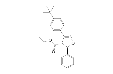 trans-3-(4-tert-butylphenyl)-4,5-dihydro-5-phenyl-4-isoxazolecarboxylic acid ethyl ester