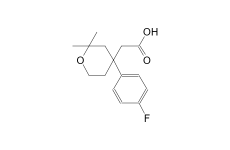 2H-pyran-4-acetic acid, 4-(4-fluorophenyl)tetrahydro-2,2-dimethyl-
