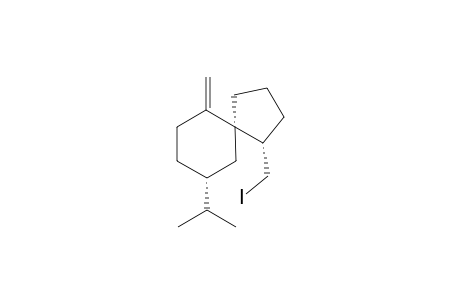 (1S,5R,9R)-1-(iodomethyl)-9-isopropyl-6-methylenespiro[4.5]decane