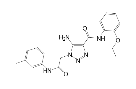 5-amino-N-(2-ethoxyphenyl)-1-[2-oxo-2-(3-toluidino)ethyl]-1H-1,2,3-triazole-4-carboxamide