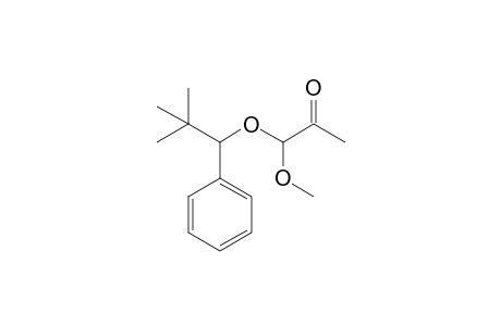 1-Methoxy-1-(1-phenyl-2,2-dimethylpropoxy)propan-2-one
