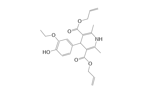 3,5-pyridinedicarboxylic acid, 4-(3-ethoxy-4-hydroxyphenyl)-1,4-dihydro-2,6-dimethyl-, di(2-propenyl) ester