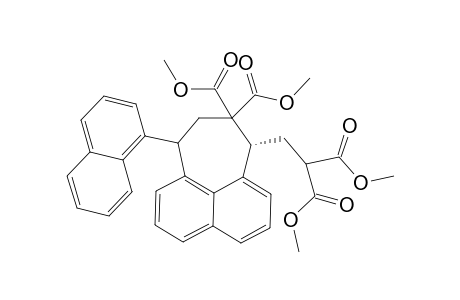 (7R*,10SR*)-7-[3-Methoxy-2-(methoxycarbonyl)-3-oxopropyl]-10-(naphthalen-1-yl)-9,10-dihydrocyclohepta[de]naphthalene-8,8(7H)-dicarboxylate