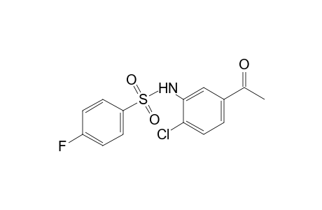 5'-acetyl-2'-chloro-4-fluorobenzenesulfonanilide