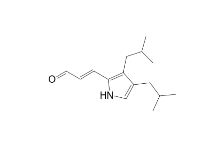 3-(3',4'-Diisobutylpyrrol-2'-yl)acrolein