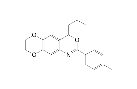 2-(4-Methylphenyl)-4-propyl-7,8-dihydro-4H-[1,4]dioxino[2,3-g][3,1]benzoxazine