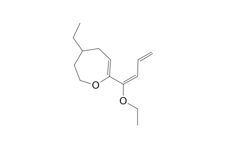 (E)-7-(1-Ethoxy-1,3-dienyl)-4-ethyl-2,3,4,5-tetrahydrooxepine