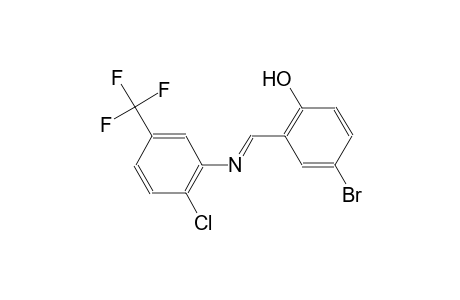 phenol, 4-bromo-2-[(E)-[[2-chloro-5-(trifluoromethyl)phenyl]imino]methyl]-