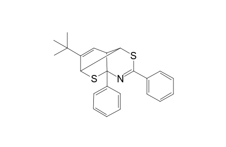 4,6-Diphenyl-9-(1',1'-dimethylethyl)-5-aza-3,7-dithiatricyclo[4.4.0.0(2,8)]deca-4,9-diene