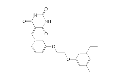 5-(3-[2-(3-Ethyl-5-methylphenoxy)ethoxy]benzylidene)-2,4,6(1H,3H,5H)-pyrimidinetrione