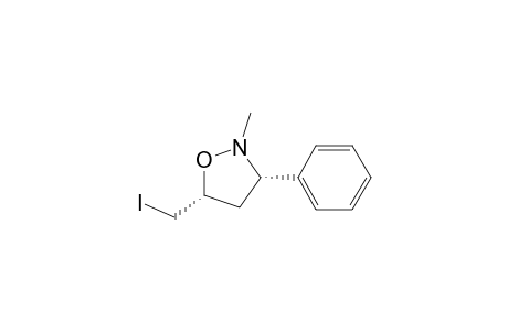 cis-2-Methyl-3-phenyl-5-(iodomethyl)isoxazolidine
