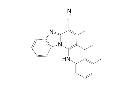 2-ethyl-3-methyl-1-(3-toluidino)pyrido[1,2-a]benzimidazole-4-carbonitrile