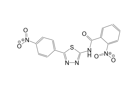 2-nitro-N-[5-(4-nitrophenyl)-1,3,4-thiadiazol-2-yl]benzamide