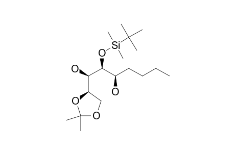 (1R,2R,3S)-2-(TERT.-BUTYLDIMETHYLSILYLOXY)-1-[(4S)-2,2-DIMETHYL-1,3-DIOXOLAN-4-YL]-HEPTANE-1,3-DIOL