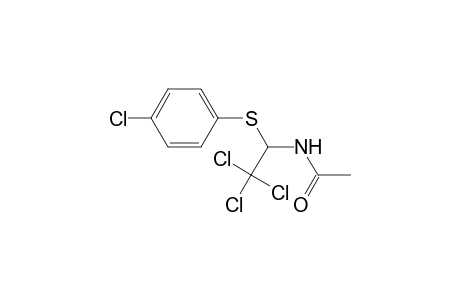 N-(2,2,2-Trichloro-1-[(4-chlorophenyl)sulfanyl]ethyl)acetamide