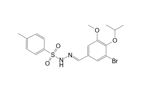 N'-[(E)-(3-bromo-4-isopropoxy-5-methoxyphenyl)methylidene]-4-methylbenzenesulfonohydrazide